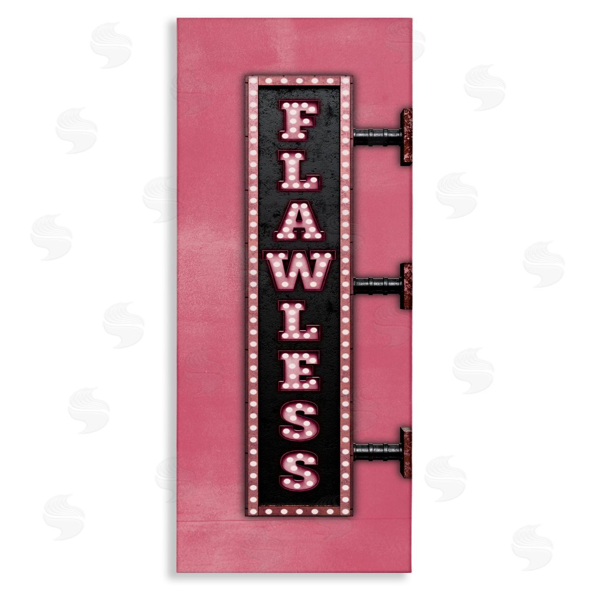 JJ Design House LLC Pink Flawless Retro Lights Sign