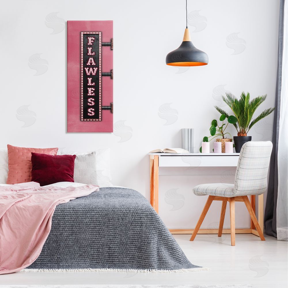 JJ Design House LLC Pink Flawless Retro Lights Sign