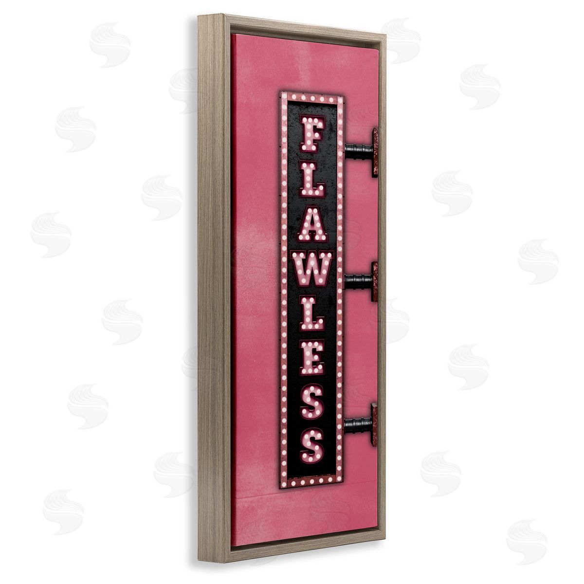 JJ Design House LLC Pink Flawless Retro Lights Sign