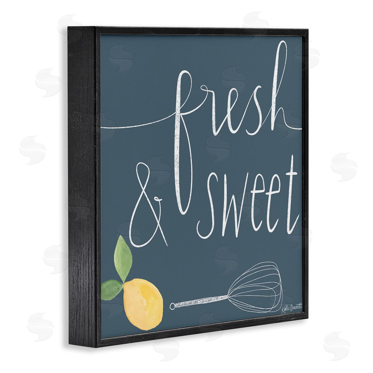 Katie Doucette Fresh & Sweet Citrus Fruit Cooking Black Framed Glicee Wall Art Print