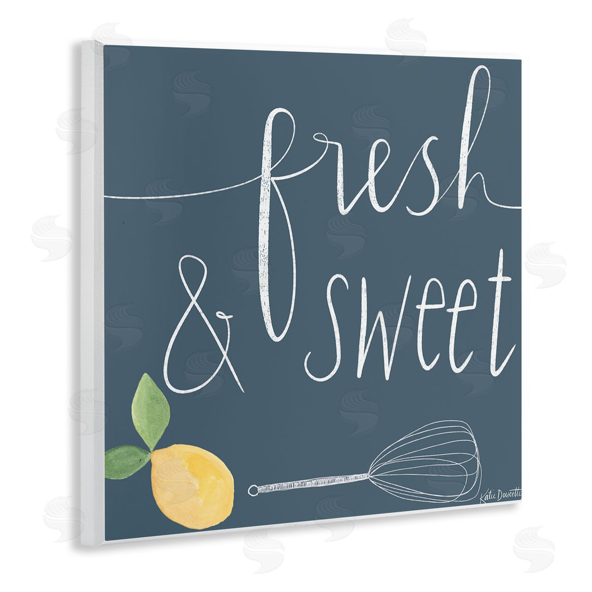 Katie Doucette Fresh & Sweet Citrus Fruit Cooking Wooden Wall Plaque Art Print