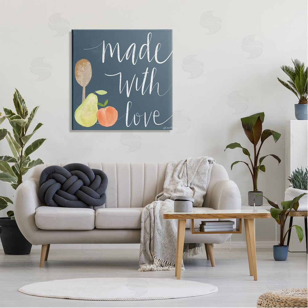 Katie Doucette Made With Love Kitchen Fruits Canvas Wall Art in Room