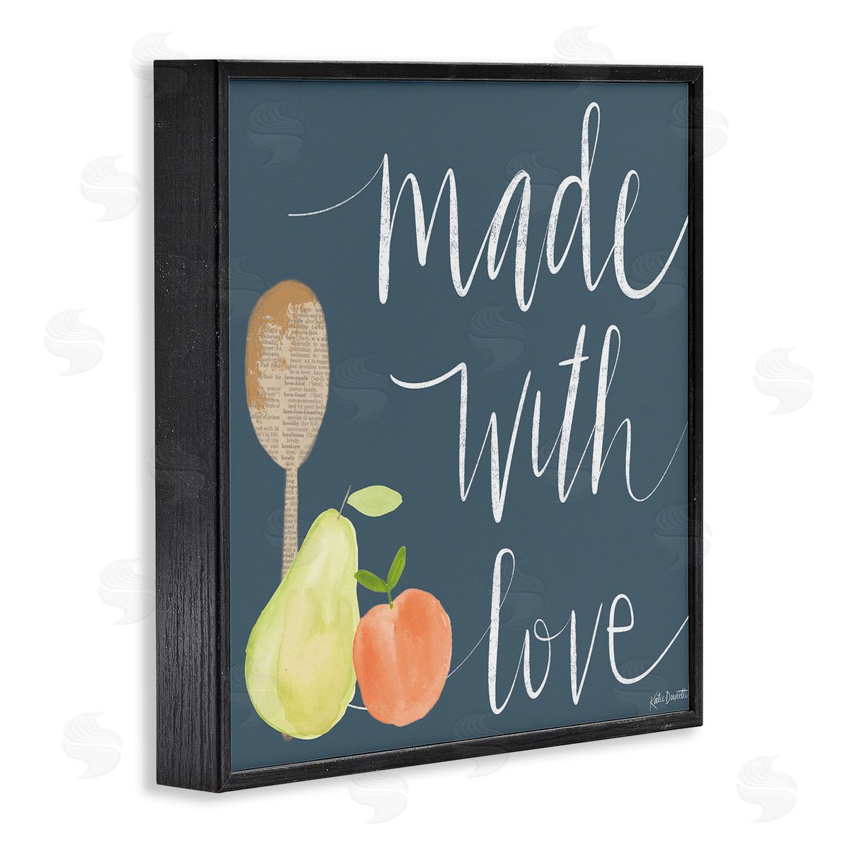 Katie Doucette Made With Love Kitchen Fruits Black Framed Glicee Wall Art Print