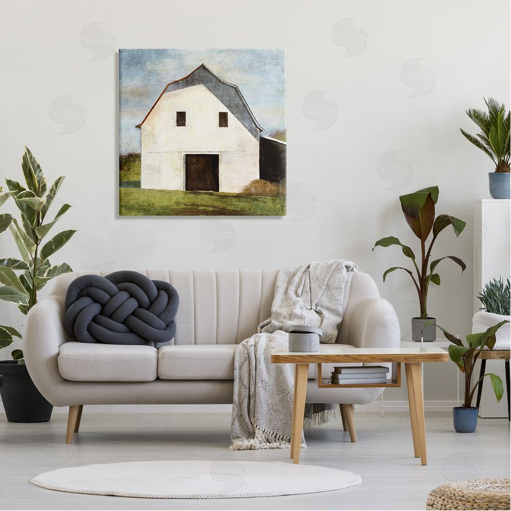 Suzanne Nicoll Rural Barn Farm Painting Canvas Wall Art in Room
