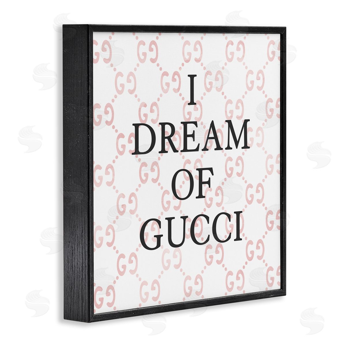 Stupell Studio Dream Of Glam Fashion Black Framed Glicee Wall Art Print