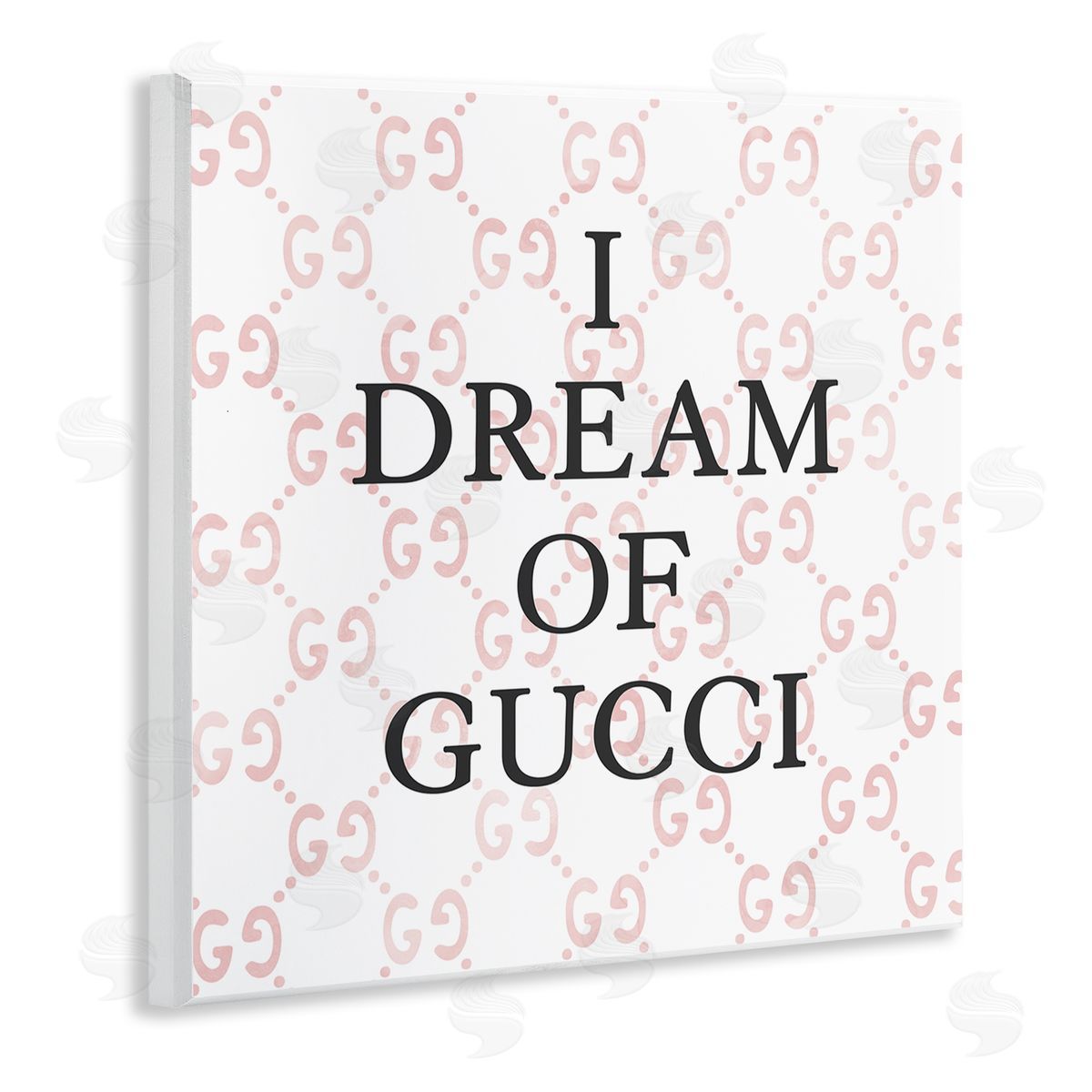 Stupell Studio Dream Of Glam Fashion Wooden Wall Plaque Art Print