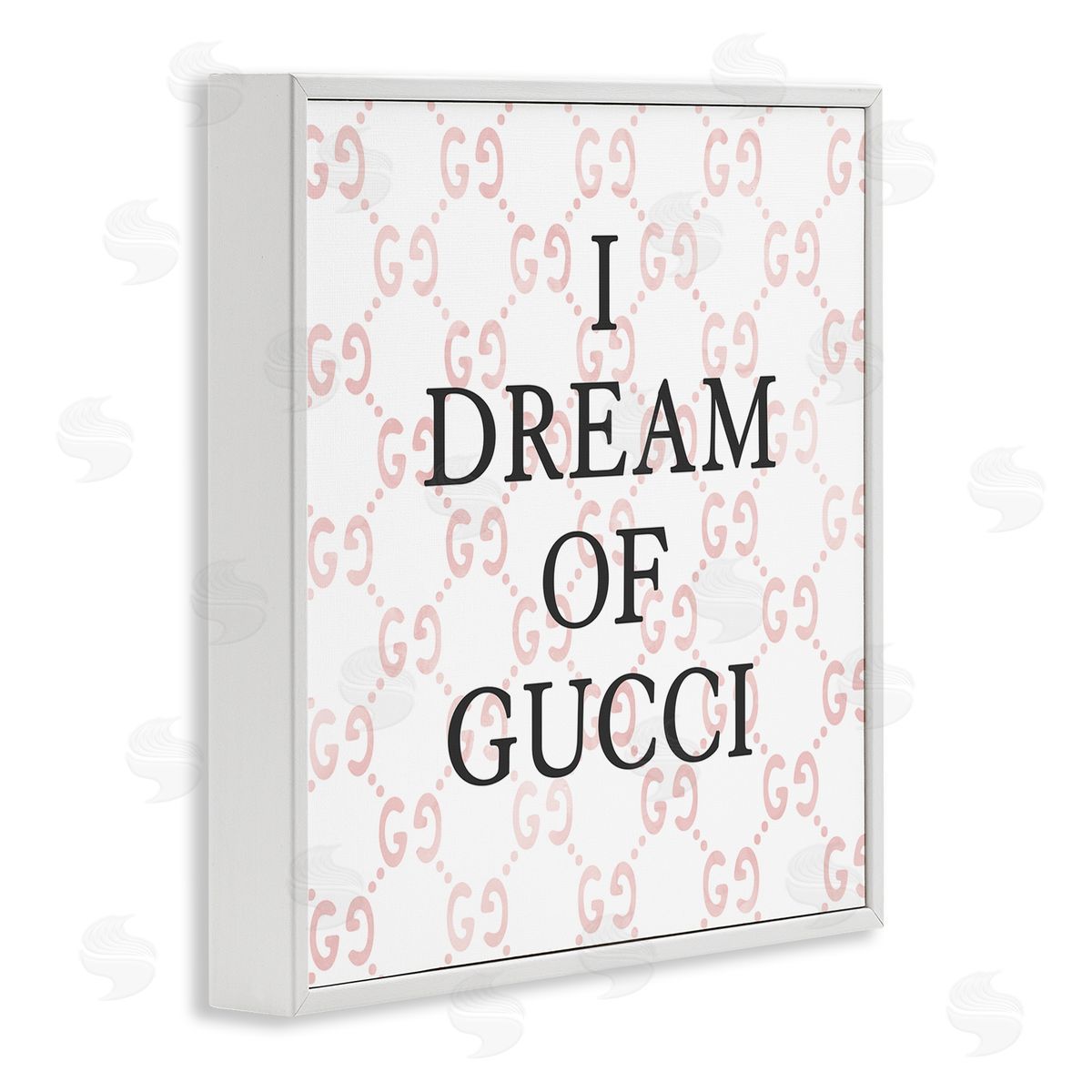 Stupell Studio Dream Of Glam Fashion White Framed Glicee Wall Art Print