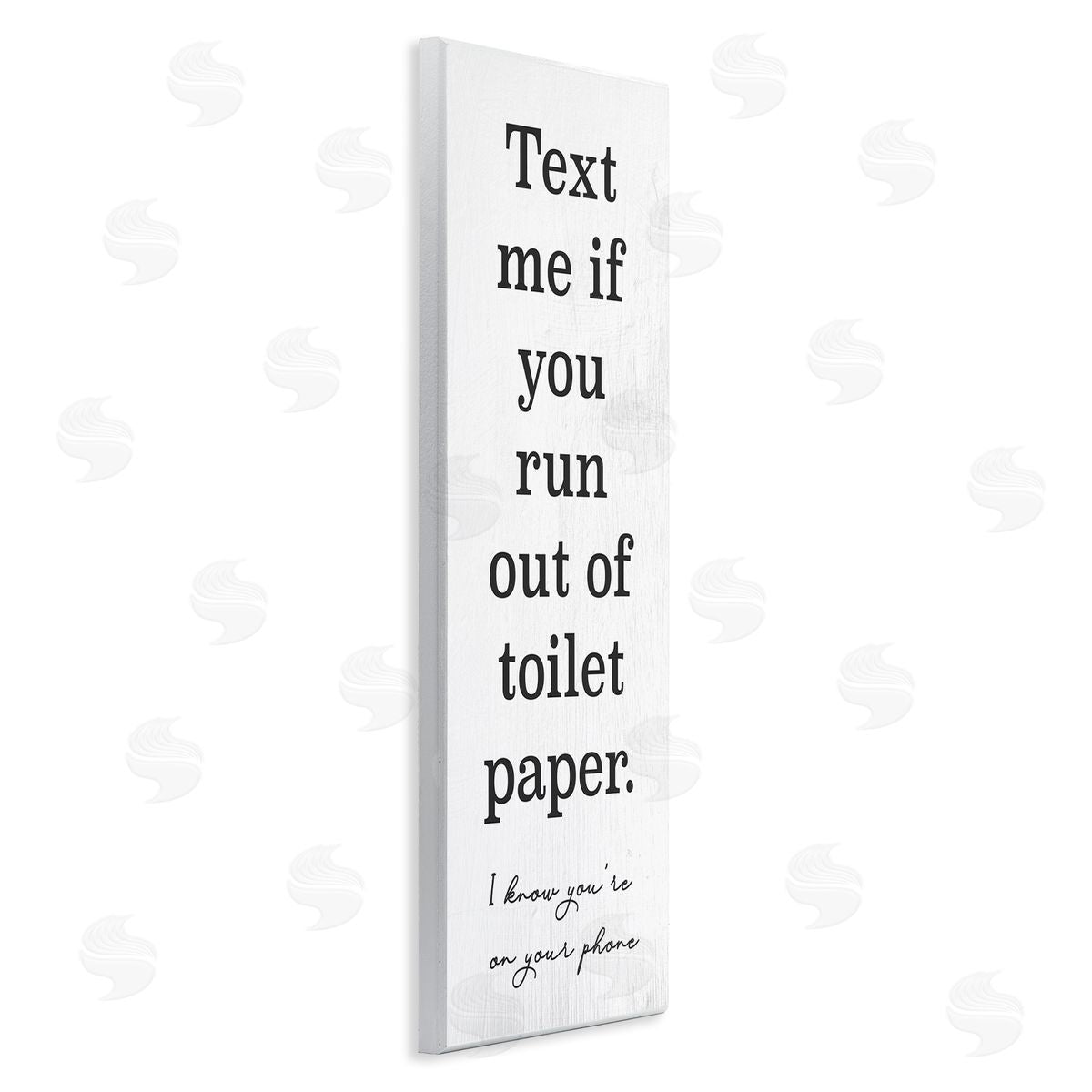 Stupell Studio Text Me Bathroom Humor