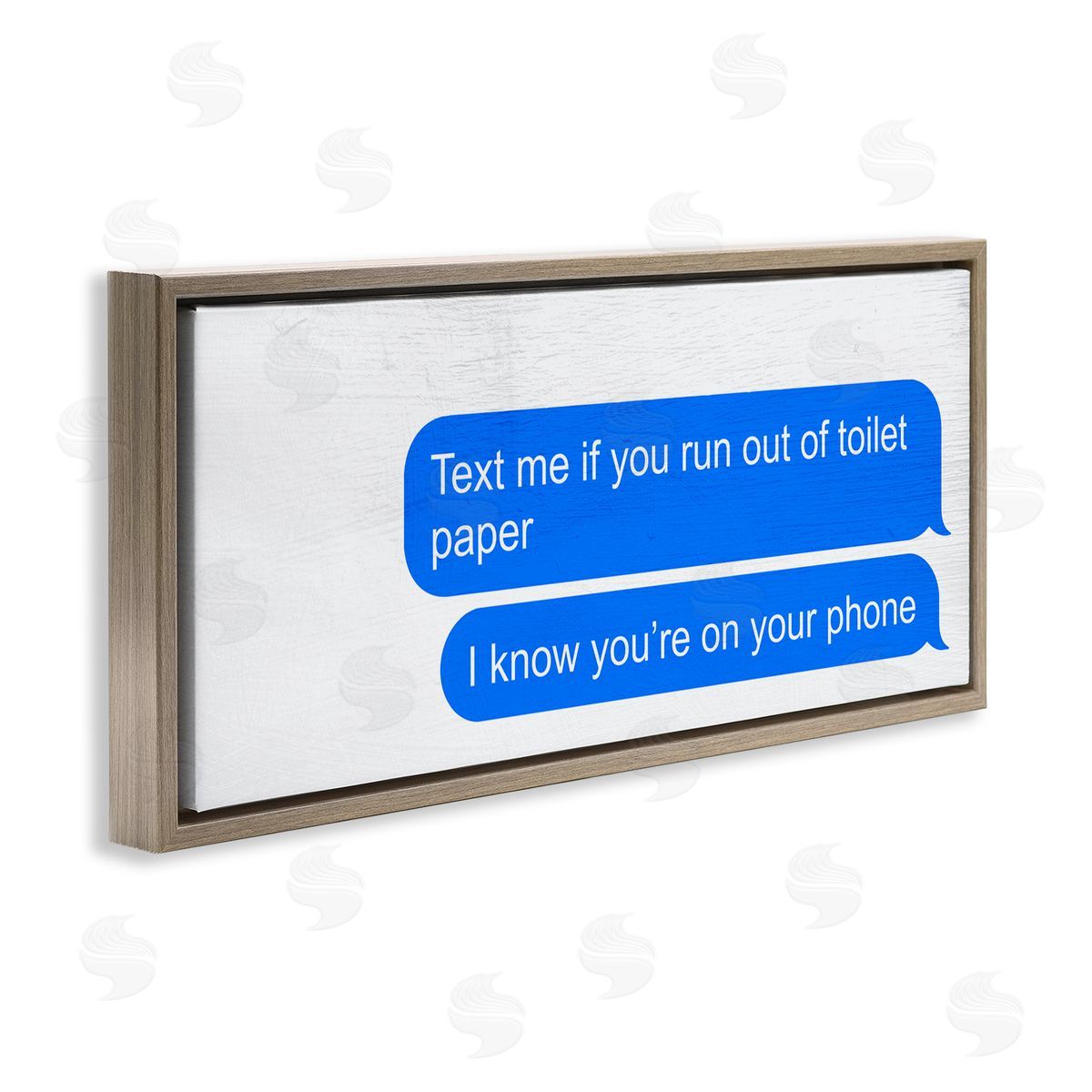 Stupell Studio Text Me Toilet Paper