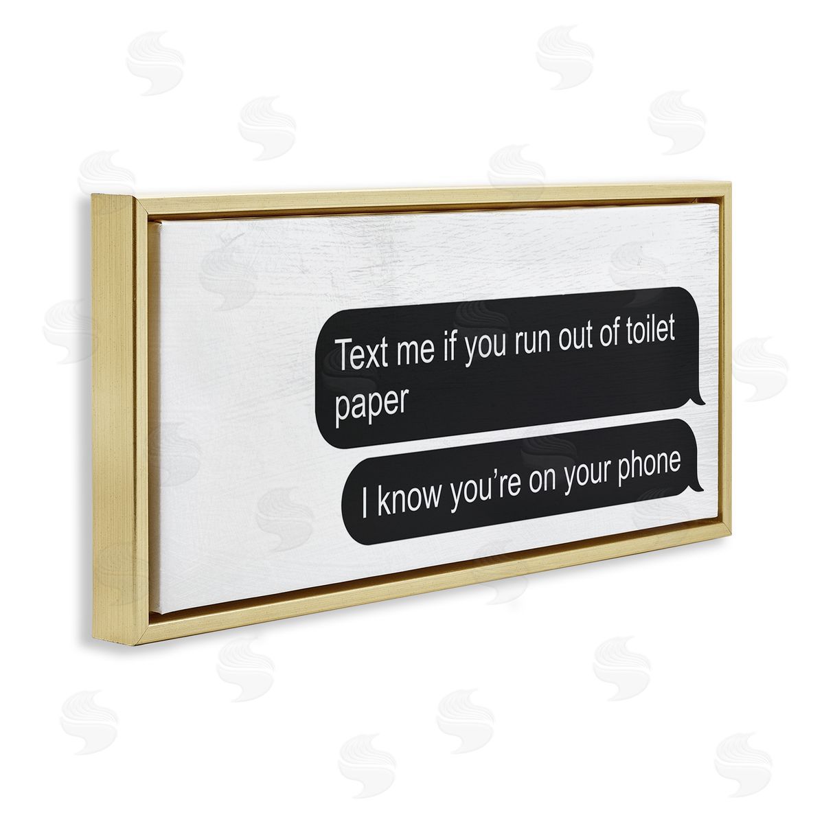 Stupell Studio Rustic Bathroom Humor