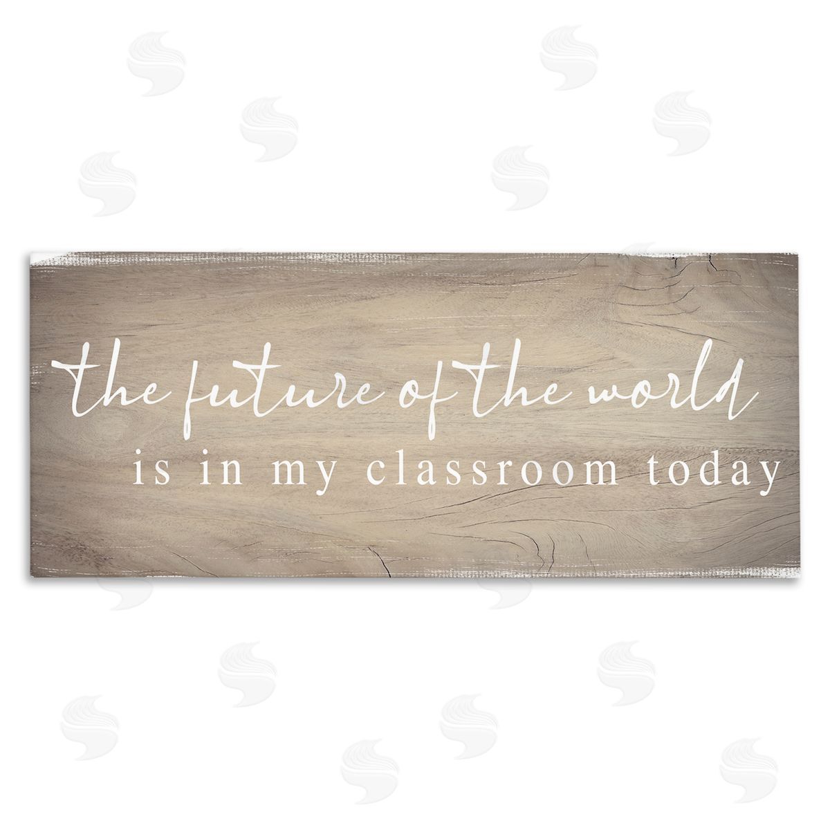 Stupell Studio Rustic Classroom Teacher Quote