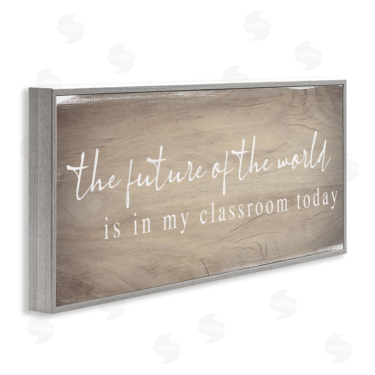 Stupell Studio Rustic Classroom Teacher Quote