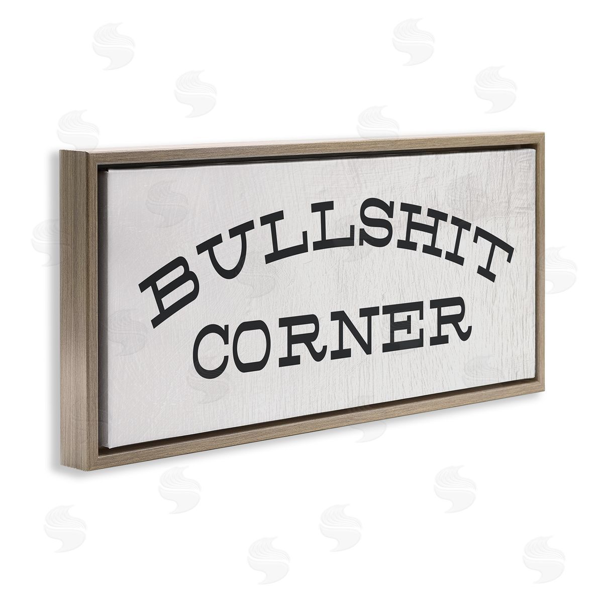 Stupell Studio Bullsh*t Corner Rustic Humor