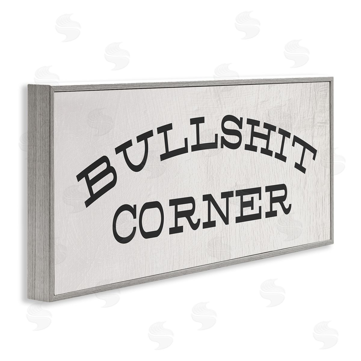 Stupell Studio Bullsh*t Corner Rustic Humor