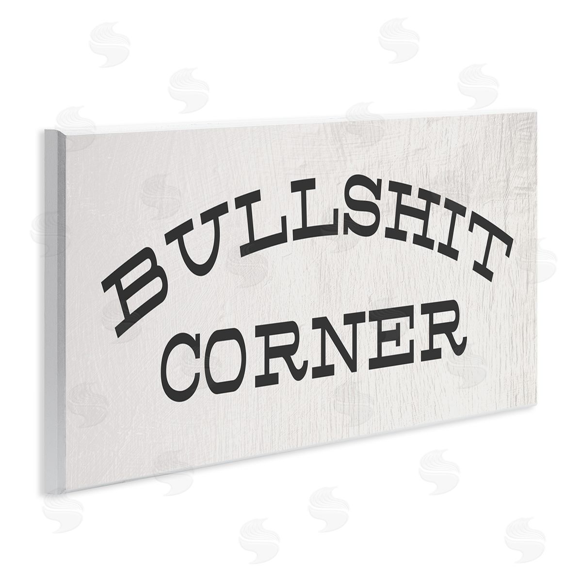 Stupell Studio Bullsh*t Corner Rustic Humor