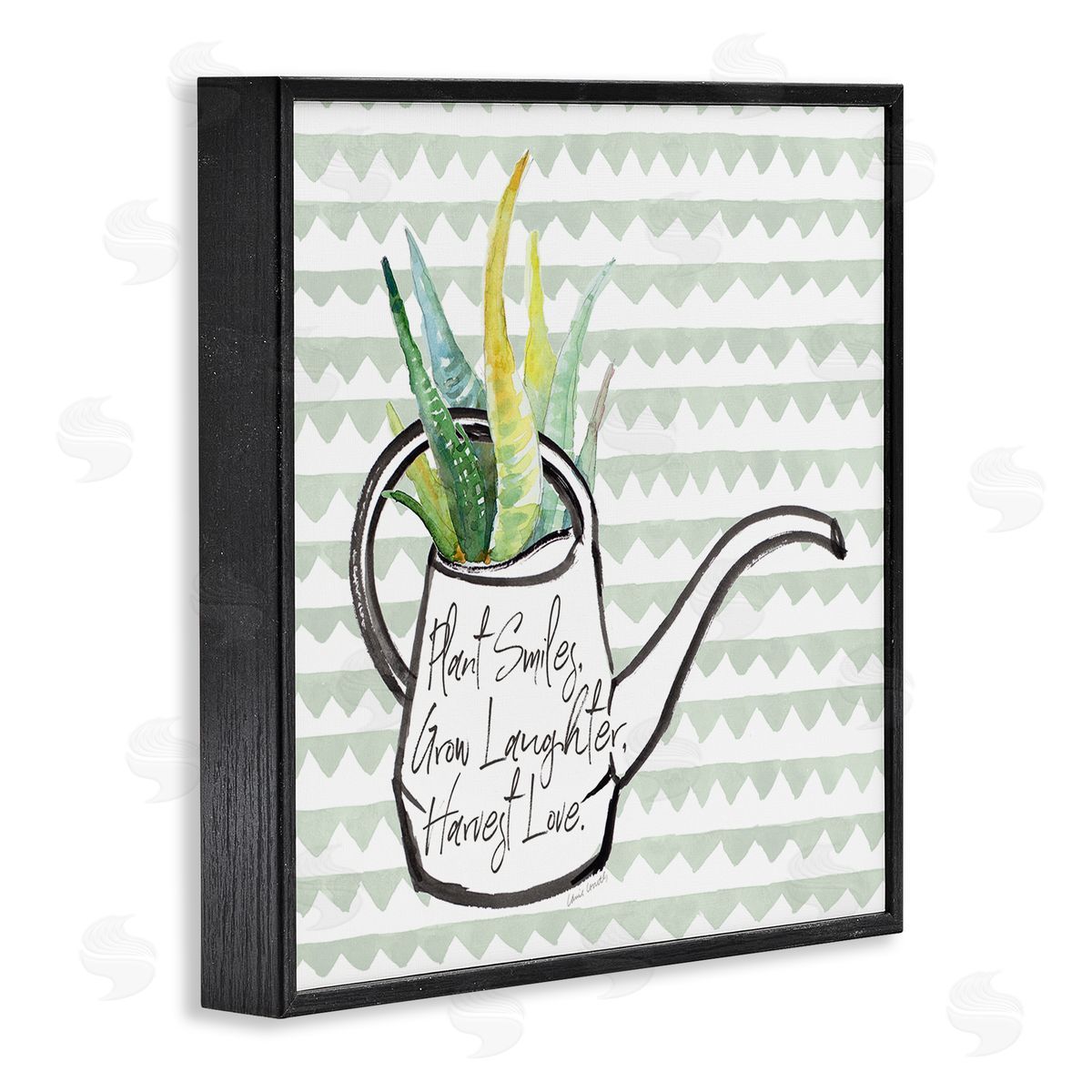Lanie Loreth Uplifting Gardening Quote Black Framed Glicee Wall Art Print