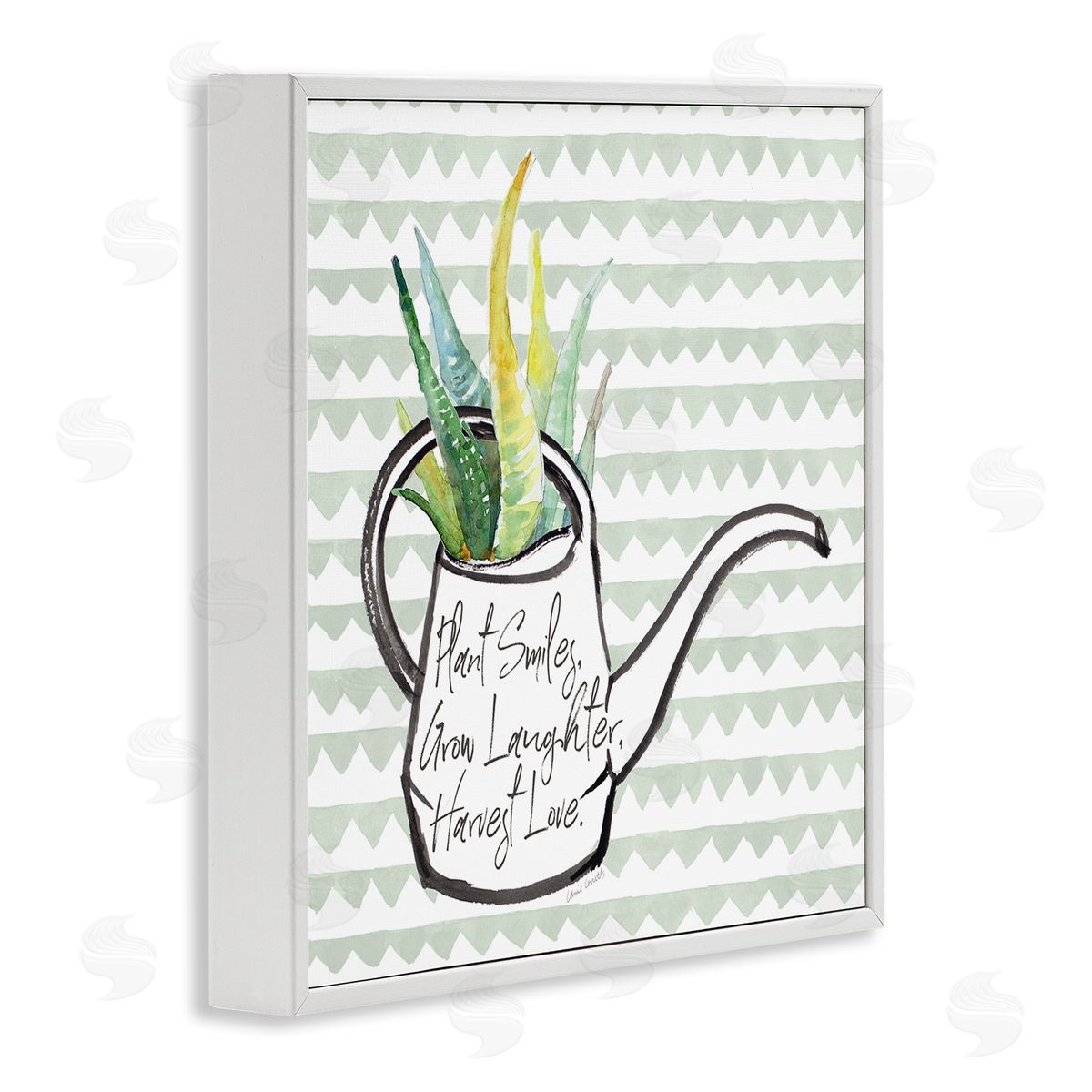 Lanie Loreth Uplifting Gardening Quote White Framed Glicee Wall Art Print