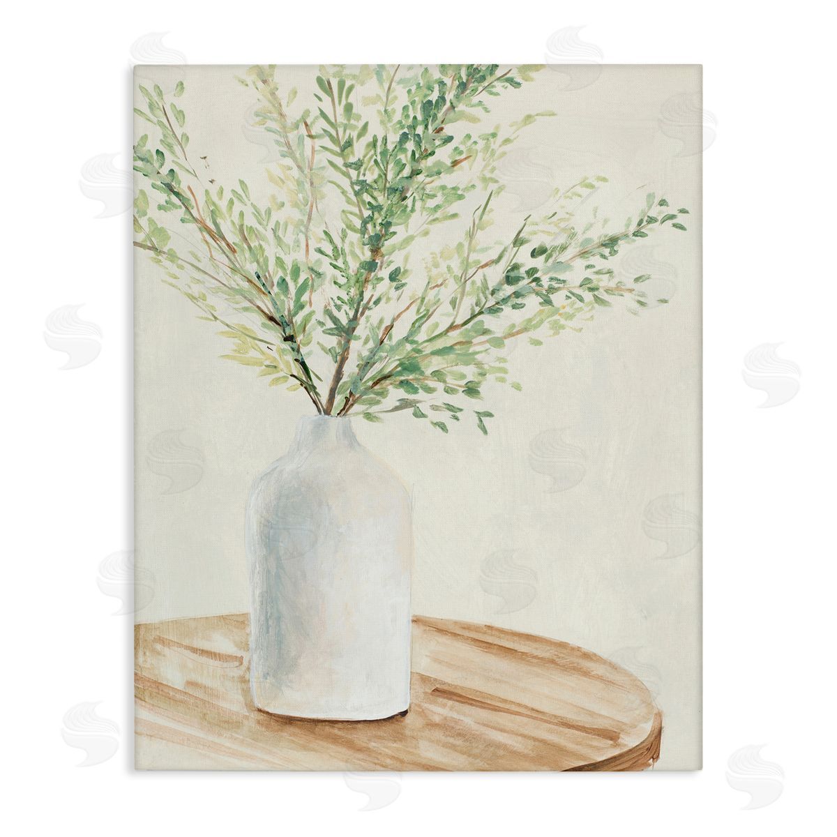 Tranquil Botanical Still Life Canvas Wall Art, Home Decor by Lanie Loreth