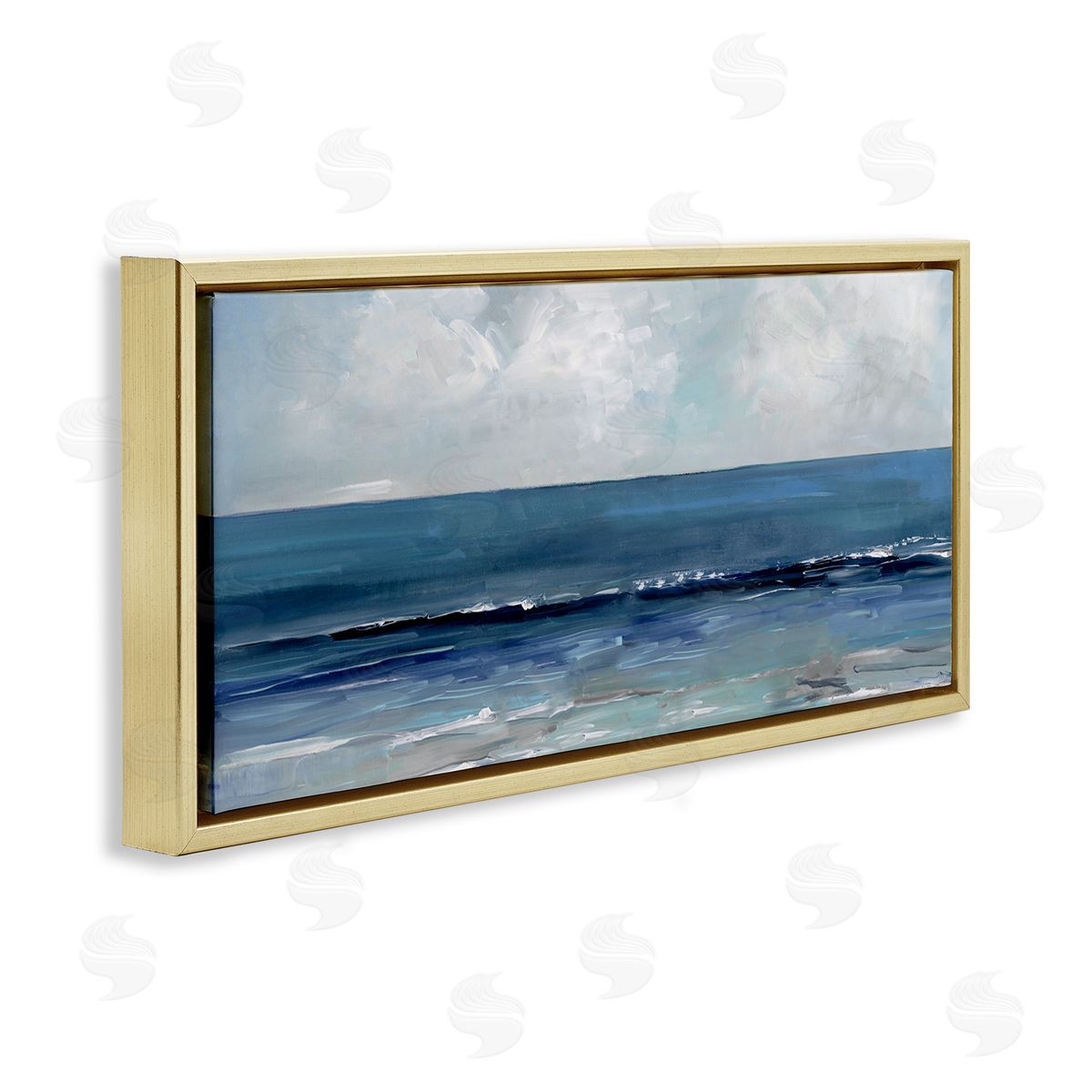 Sally Swatland Cloudy Ocean Waves Horizon