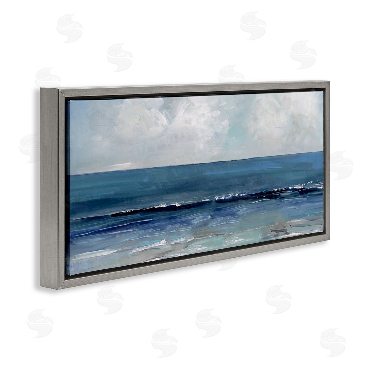 Sally Swatland Cloudy Ocean Waves Horizon