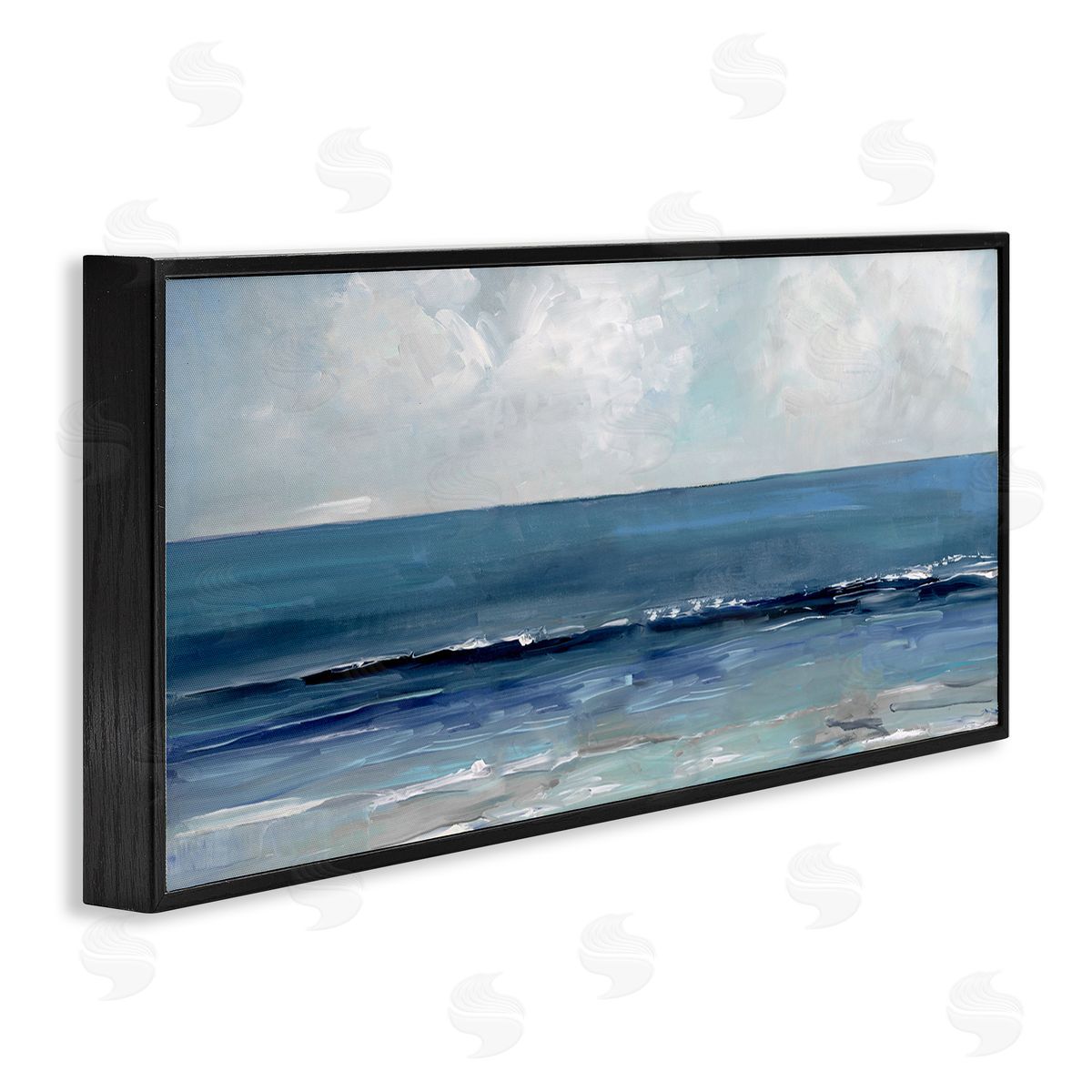 Sally Swatland Cloudy Ocean Waves Horizon