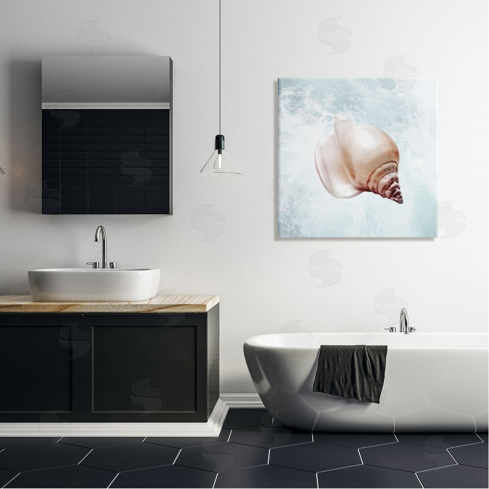 Marcus Prime Nautical Beach Seashell Canvas Wall Art in Room