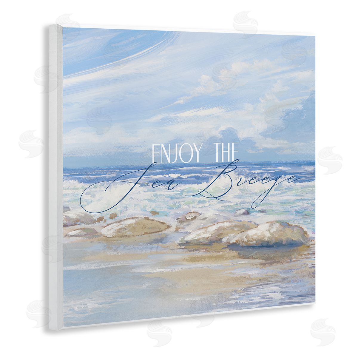 Dan Meneely Enjoy The Sea Breeze Scenery Wooden Wall Plaque Art Print