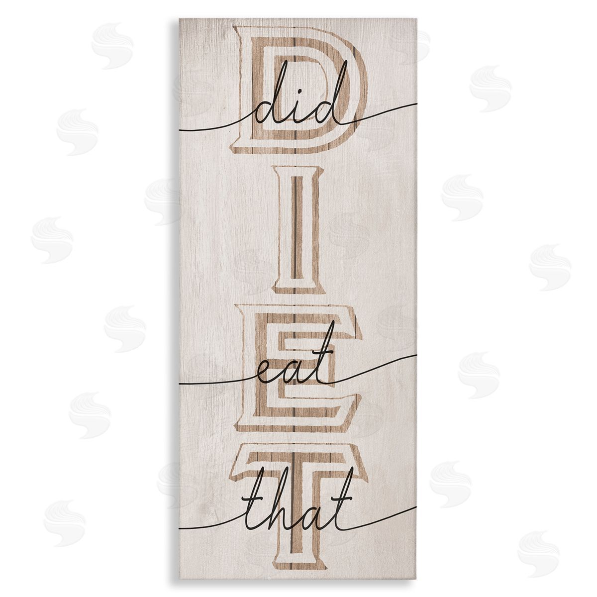 Stupell Studio Diet Did I Eat That Phrase