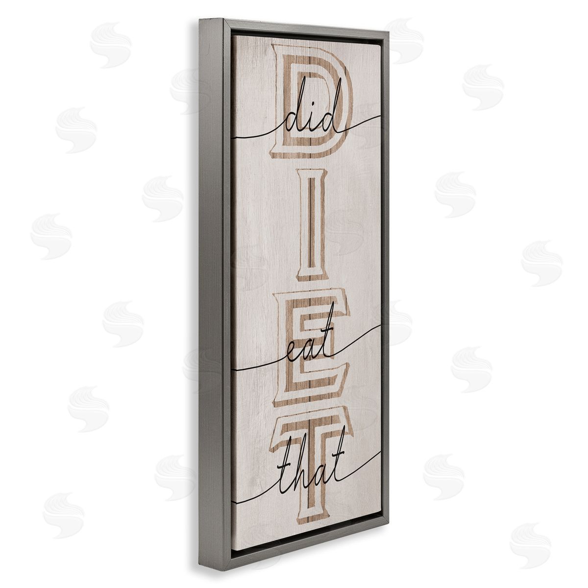 Stupell Studio Diet Did I Eat That Phrase