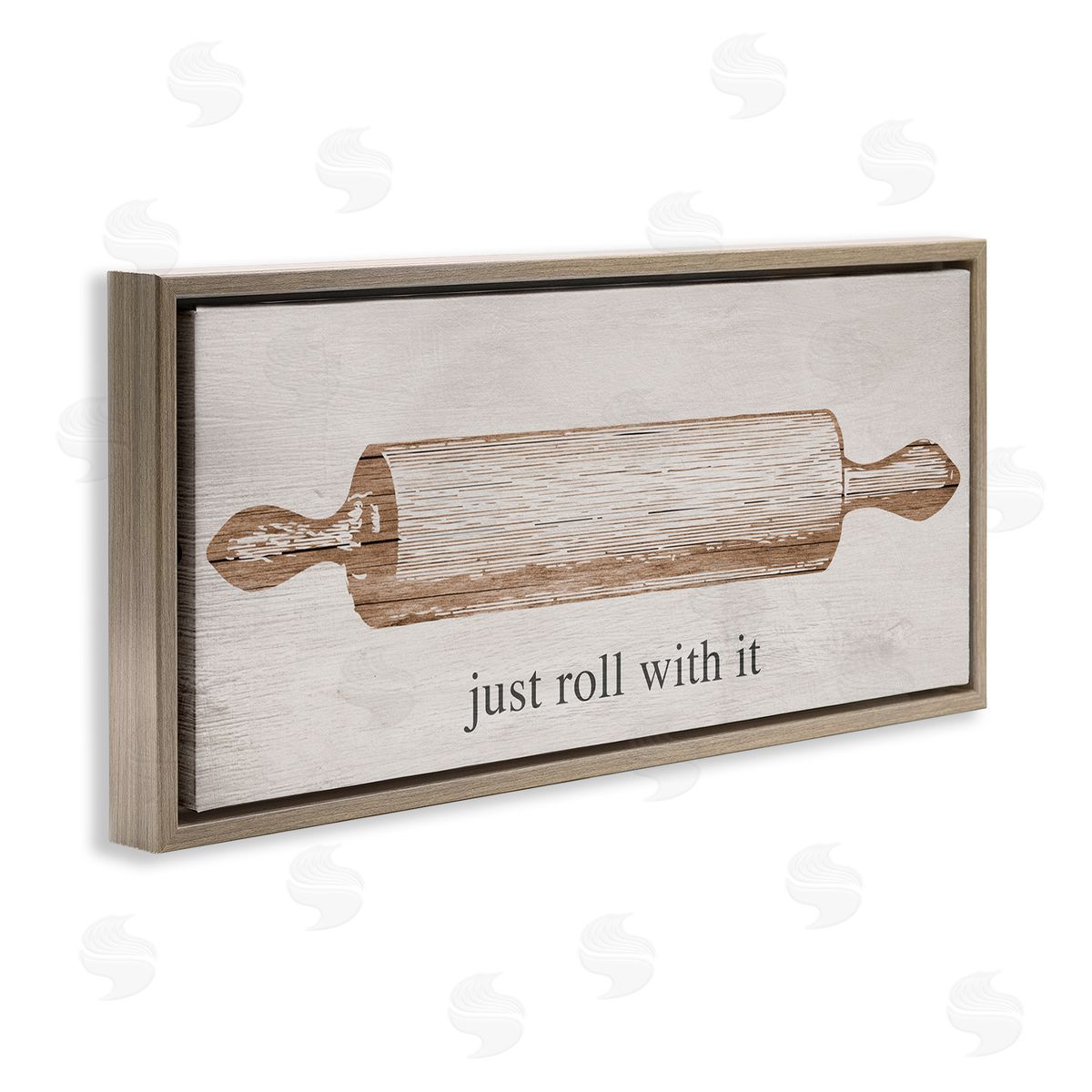 Stupell Studio Just Roll With It Phrase