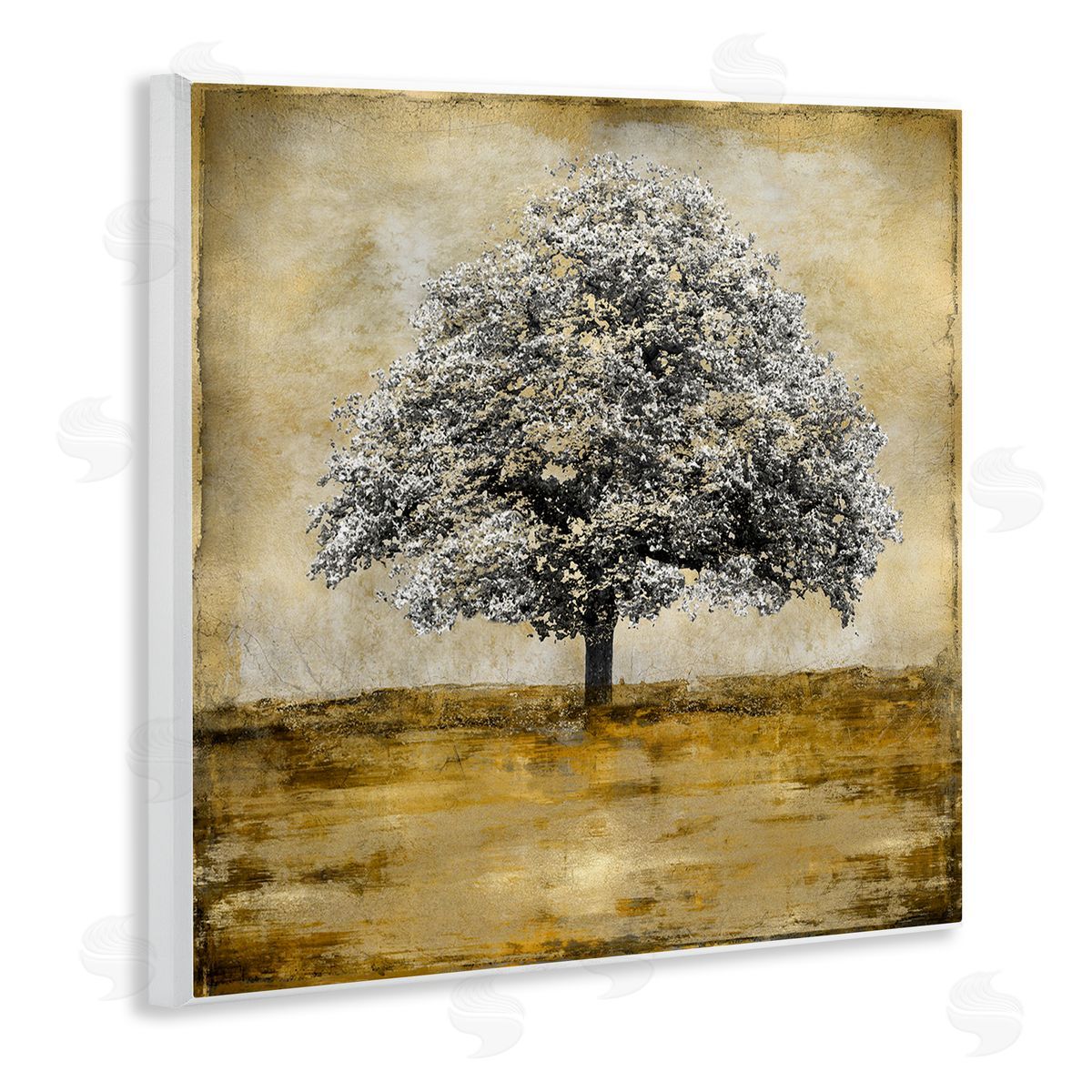 Eric Turner Vintage Style Tree Portrait Wooden Wall Plaque Art Print