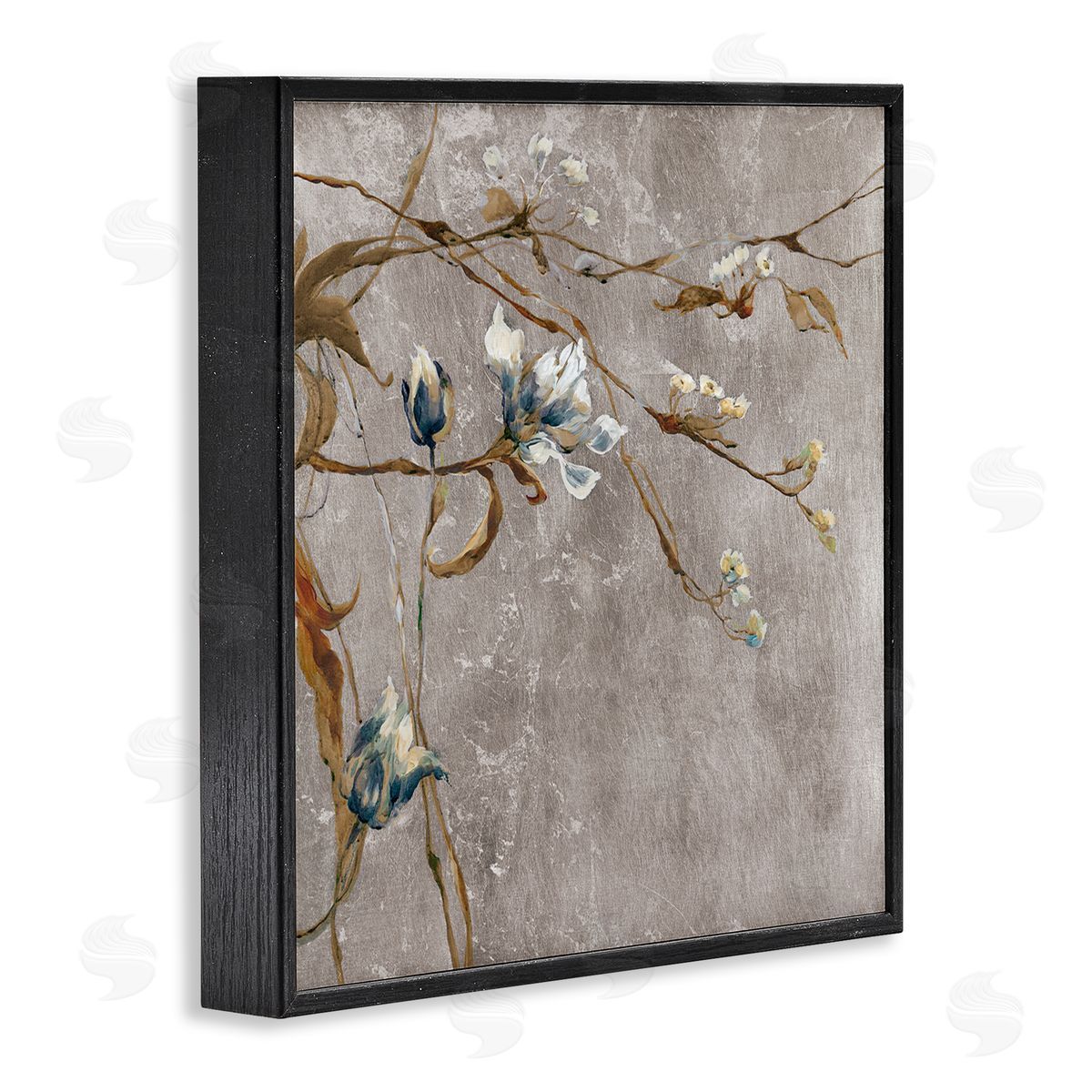 Liz Jardine Traditional Tree Flower Buds Black Framed Glicee Wall Art Print