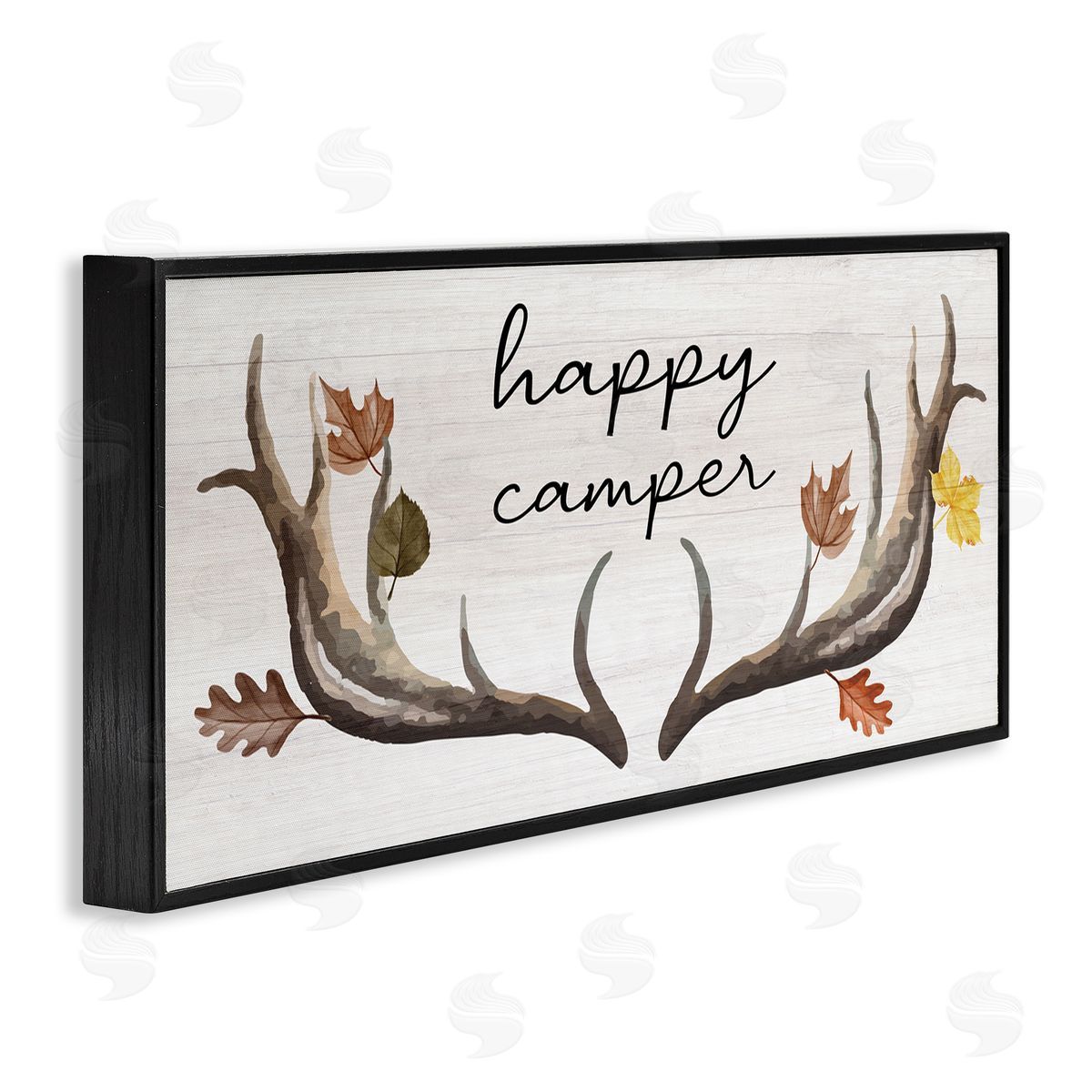 Stupell Studio Happy Camper Autumnal Antlers