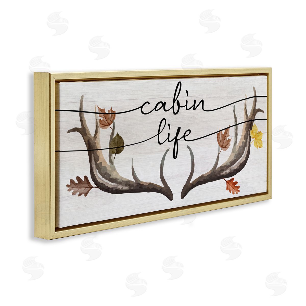 Stupell Studio Cabin Life Autumn Antlers