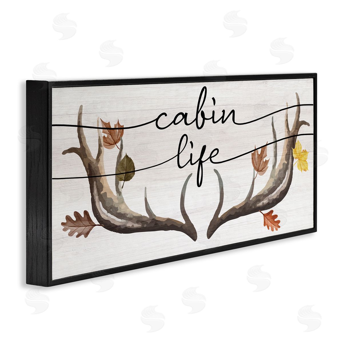 Stupell Studio Cabin Life Autumn Antlers