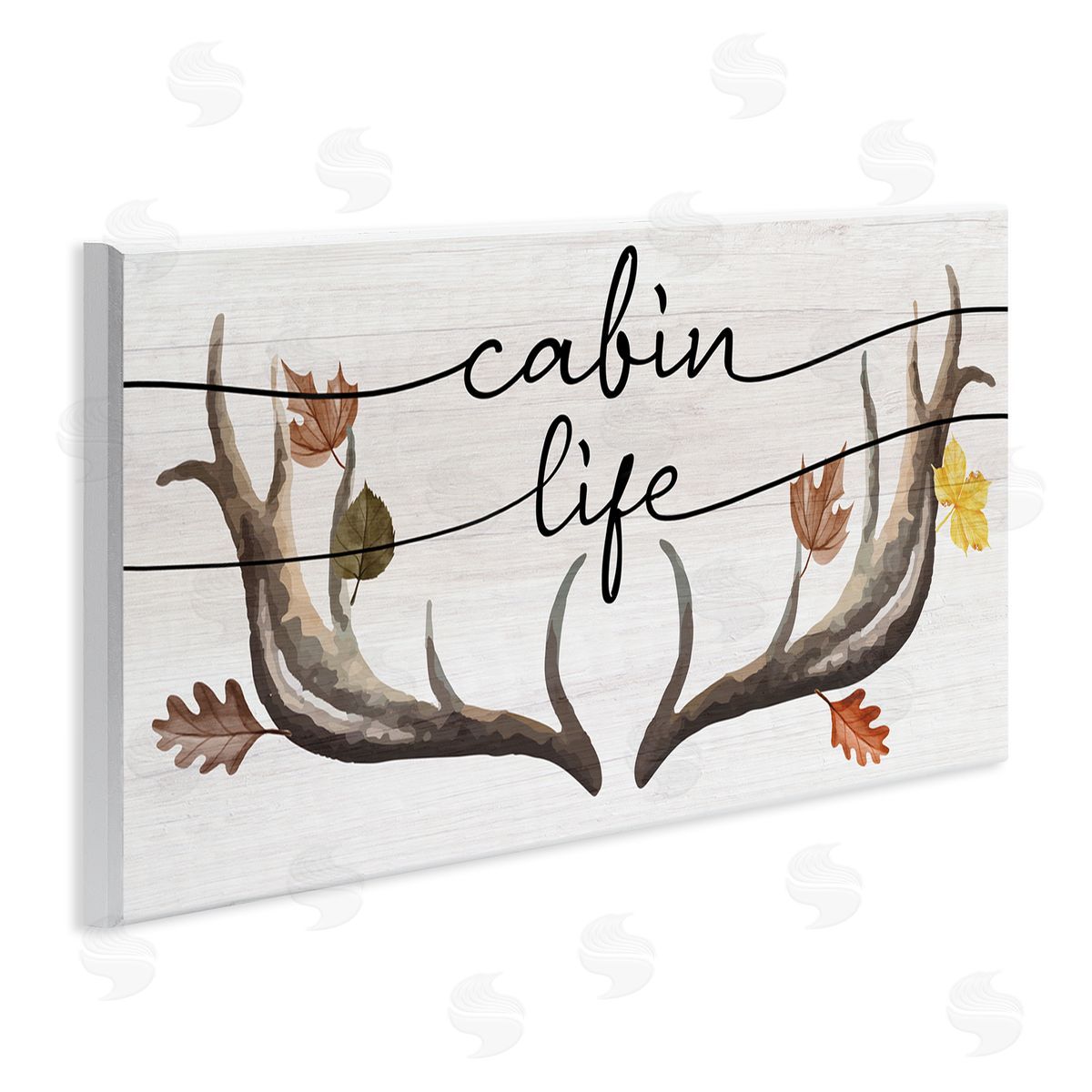 Stupell Studio Cabin Life Autumn Antlers