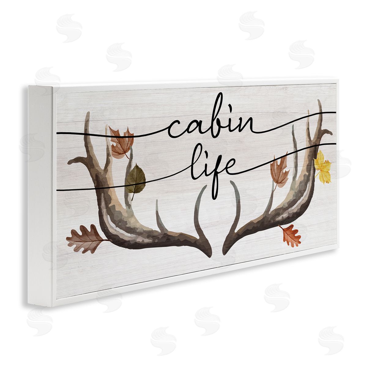 Stupell Studio Cabin Life Autumn Antlers