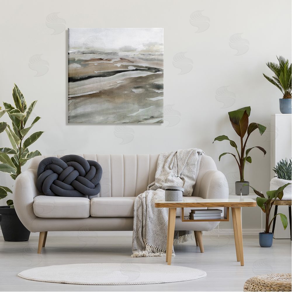 Carol Robinson Abstract Muted Landscape Scene Canvas Wall Art in Room