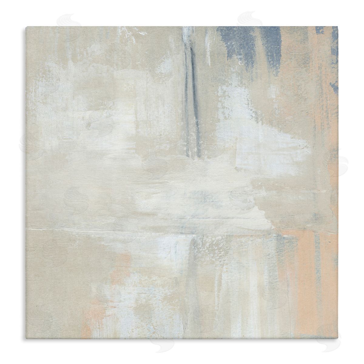 Annie Warren Beige Modern Neutral Tones Stretched Canvas Wall Art Print