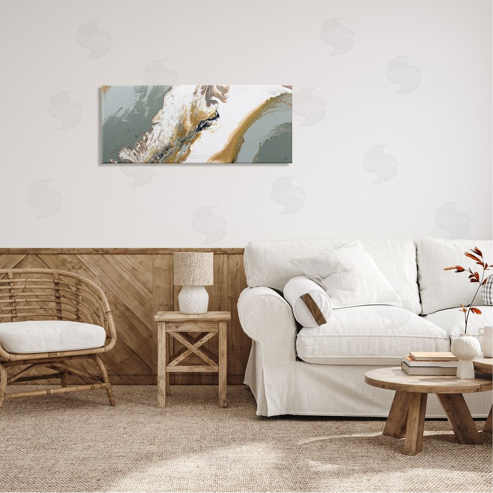 Ajoya Grace Marbled Geode Abstract Composition