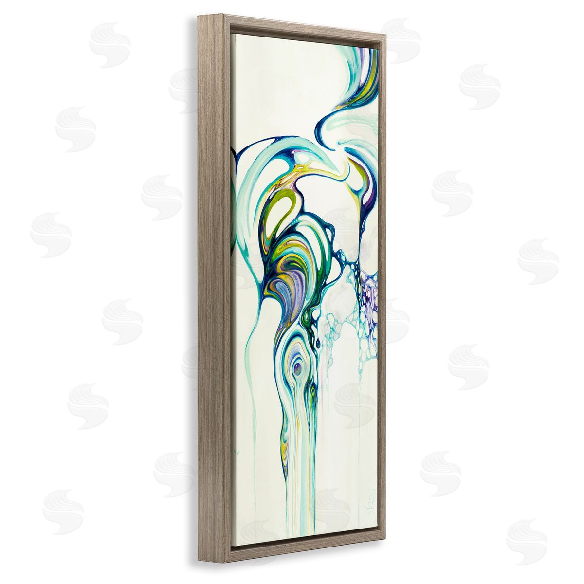 Dina D'Argo Abstract Swirl Composition