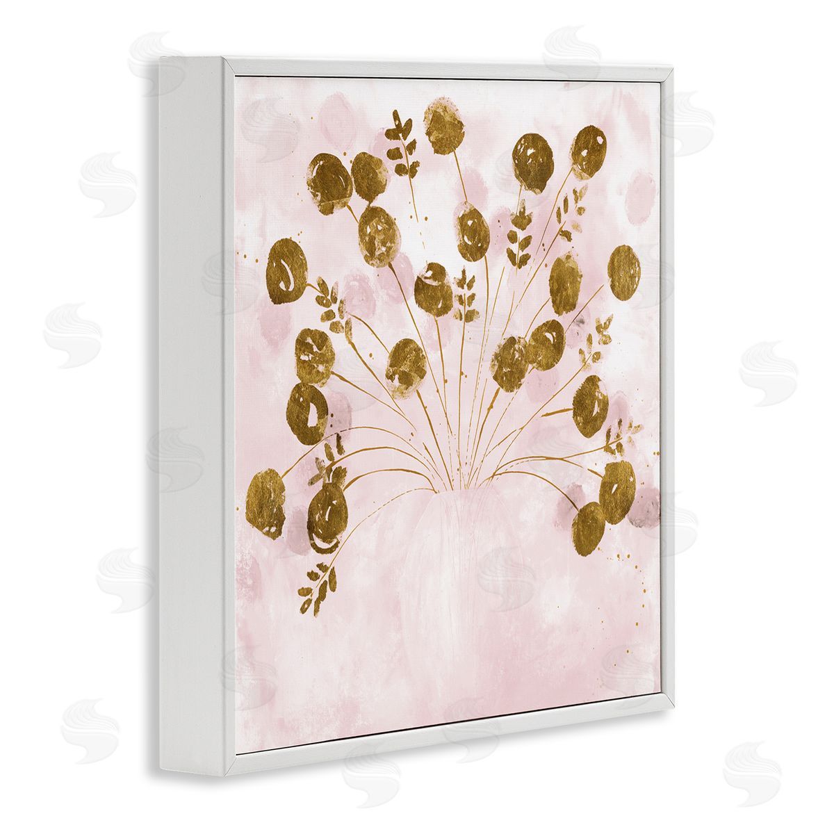 Ruth Fromstein Pink Floral Bouquet Arrangement White Framed Glicee Wall Art Print