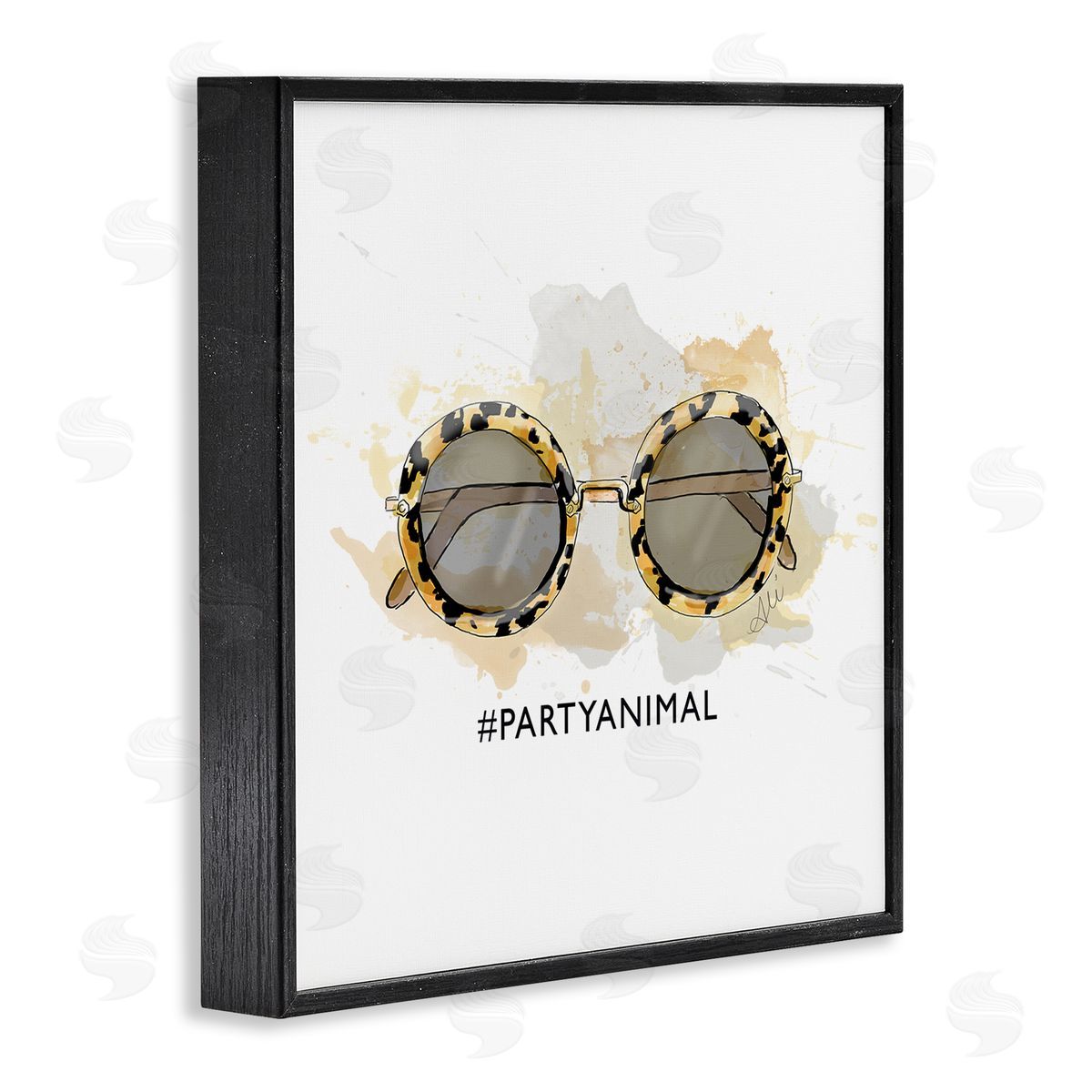 Alison Petrie Party Animal Glam Sunglasses Black Framed Glicee Wall Art Print