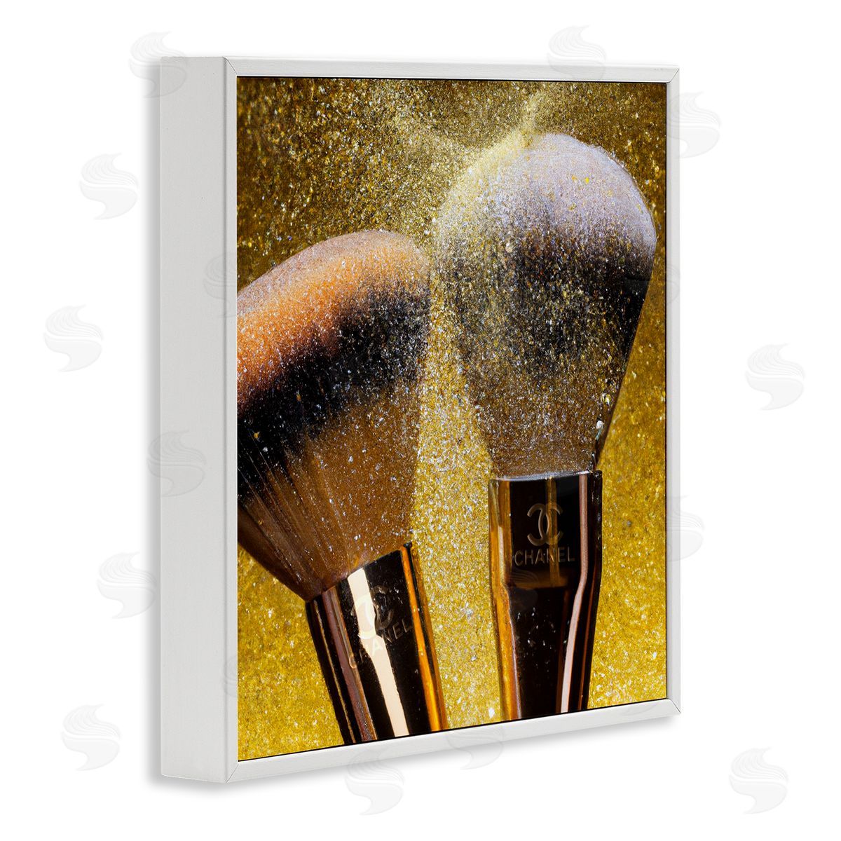 Ziwei Li Makeup Brush Glam Glimmer White Framed Glicee Wall Art Print