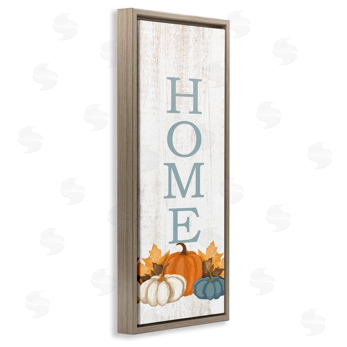 Dogwood Portfolio Autumnal Pumpkin Leaves Home Sign