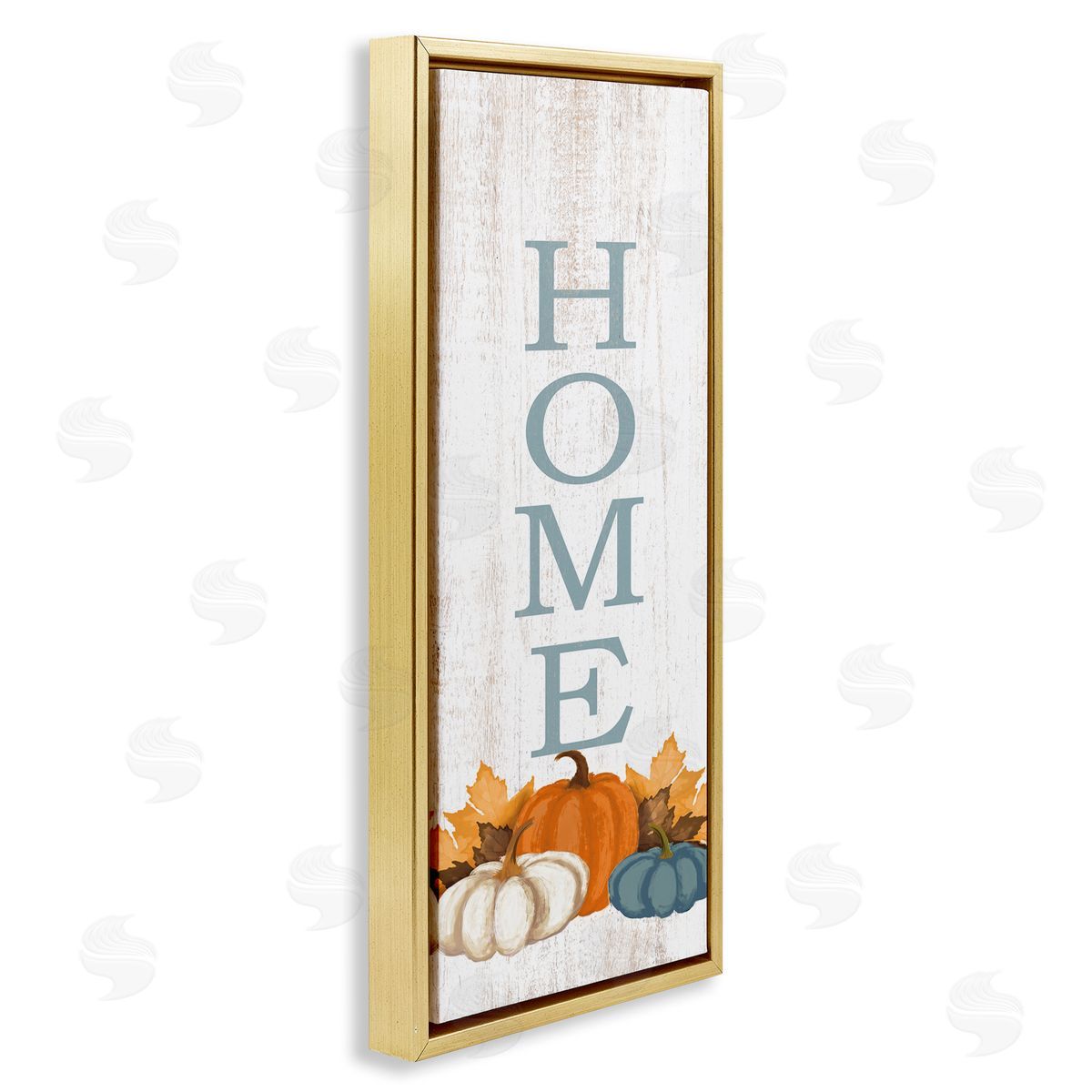 Dogwood Portfolio Autumnal Pumpkin Leaves Home Sign