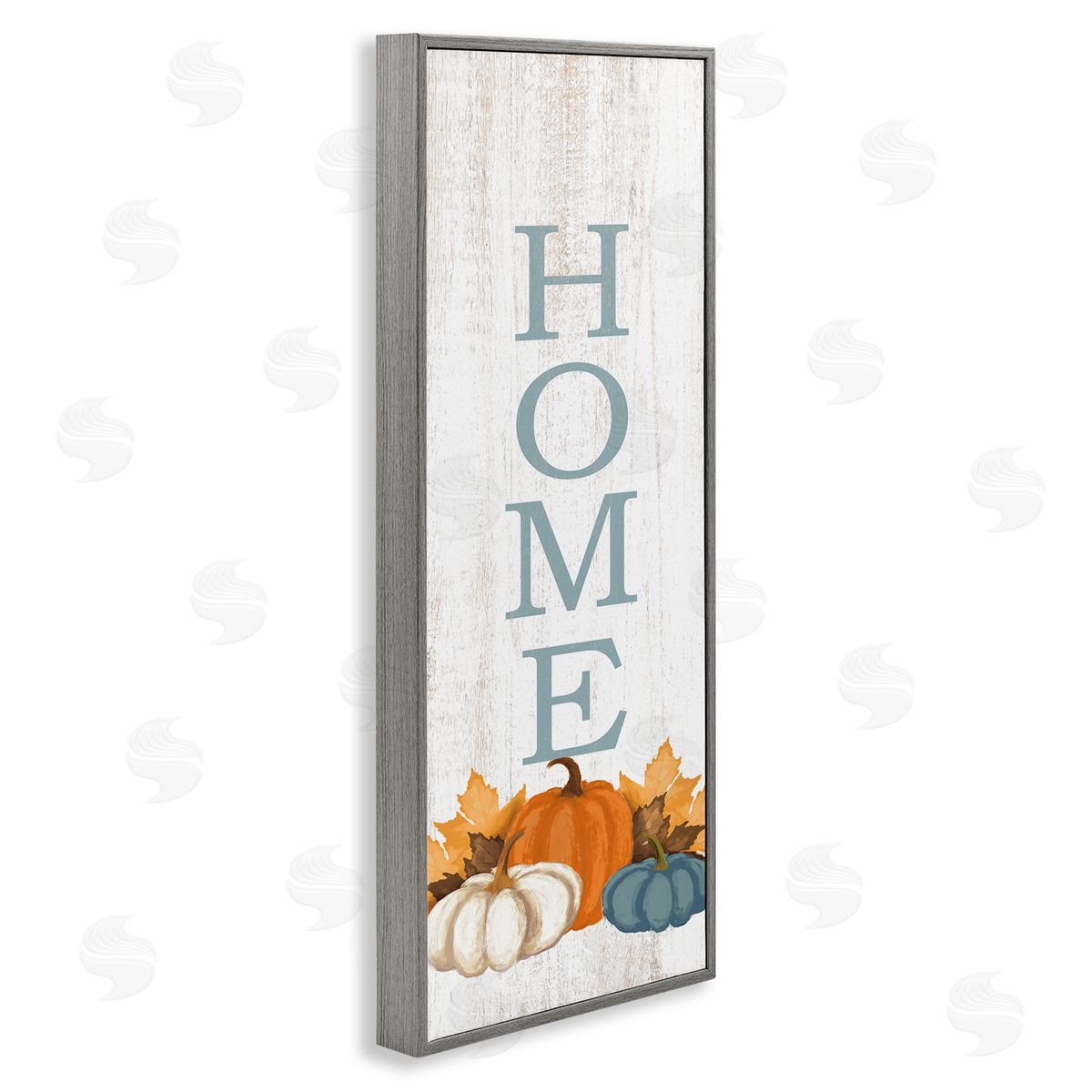 Dogwood Portfolio Autumnal Pumpkin Leaves Home Sign