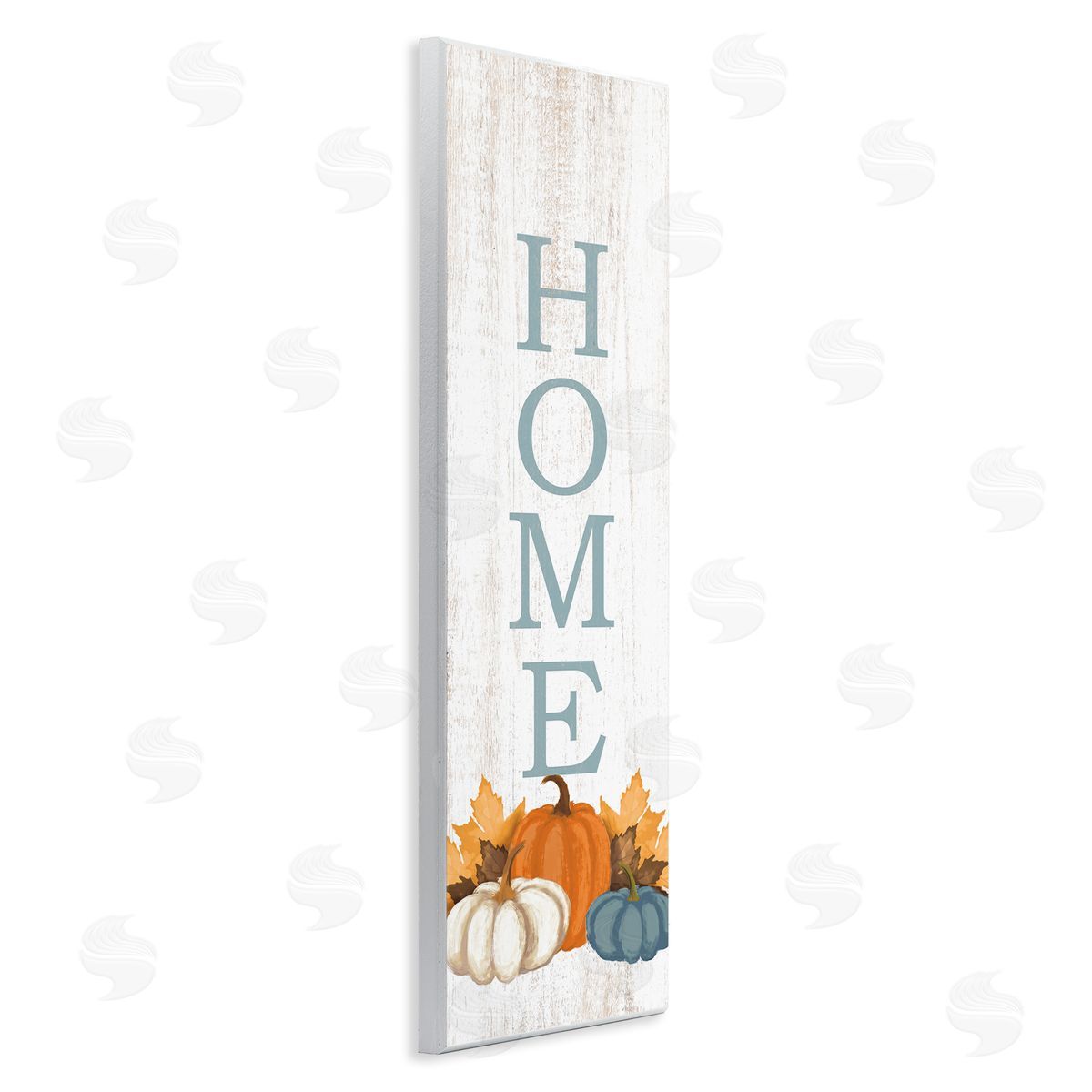 Dogwood Portfolio Autumnal Pumpkin Leaves Home Sign
