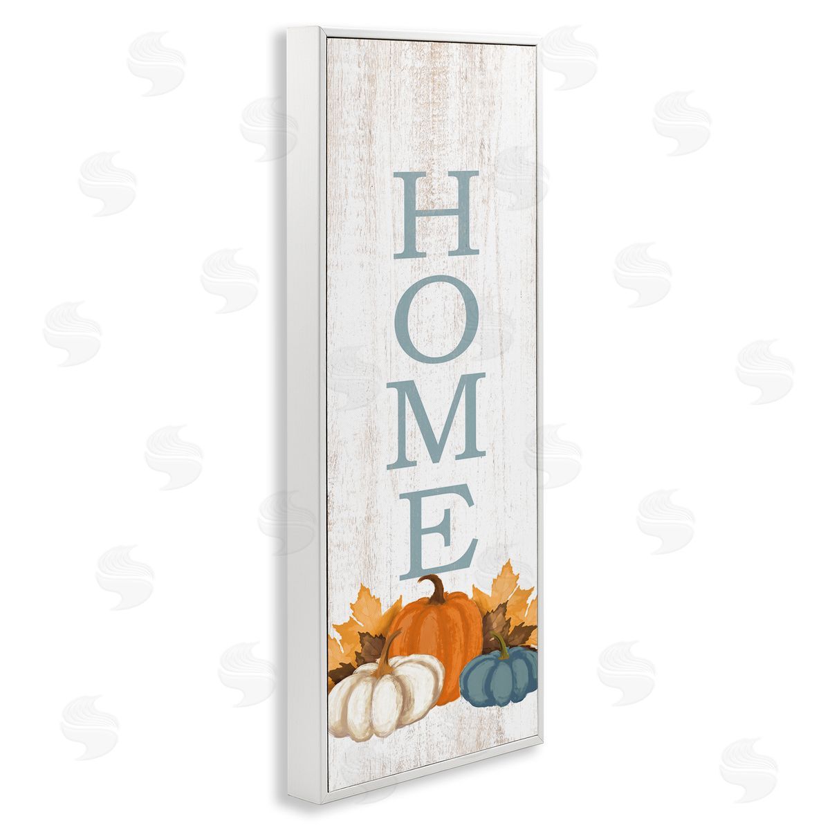 Dogwood Portfolio Autumnal Pumpkin Leaves Home Sign