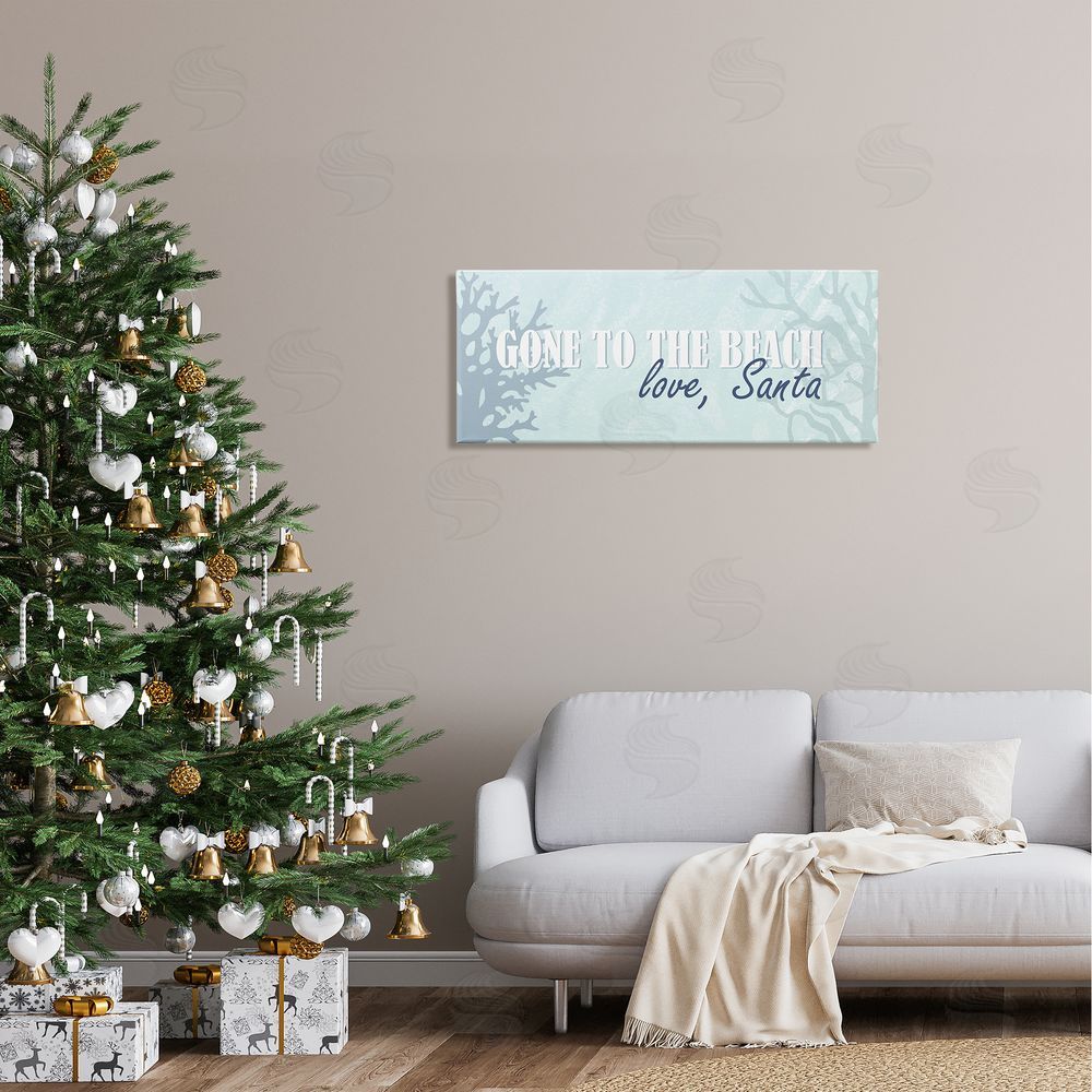 Kim Allen Gone To Beach Love Santa Phrase